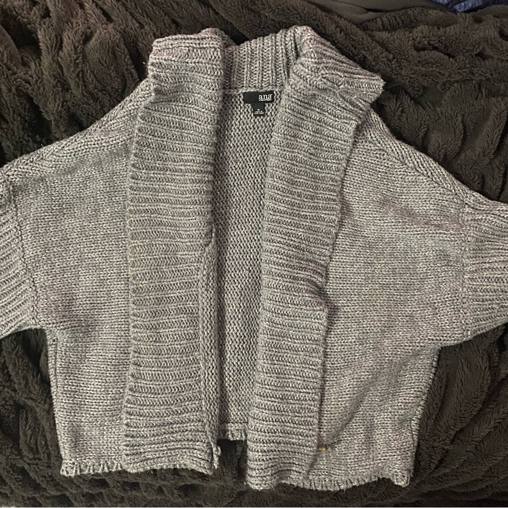 A.n.a short sleeve cardigan